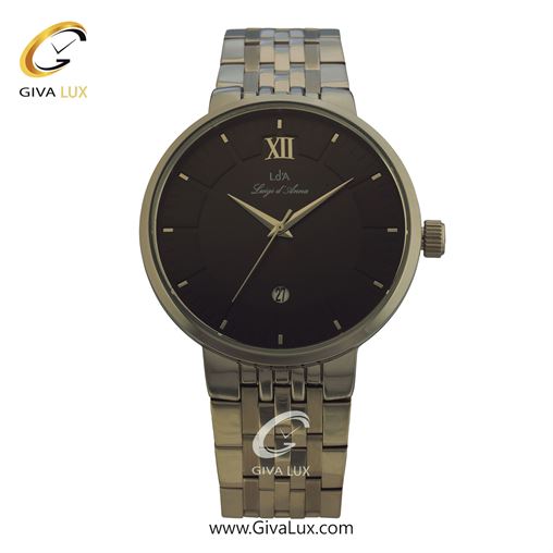 ساعت مچی اورجینال مردانه LdA | لوئیجی د آنا | Luigi d'Ana نقره ای | نقره ای| مشکی| کد رفرنس 2404